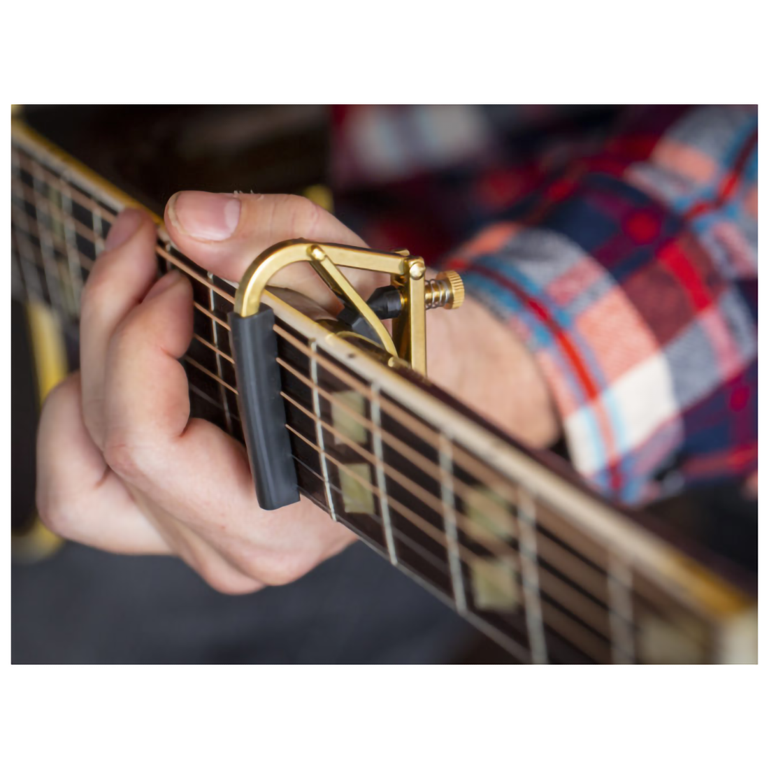 Shubb Steel String Guitar Capo For Acoustics and Electrics Brass