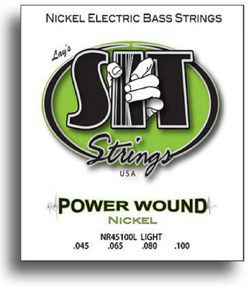S.I.T Power Wound Light Nickel Electric Bass String Set 45-100