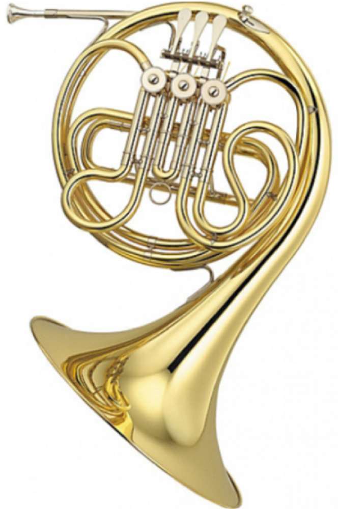 Schagerl SLFH702 Single Compact Childs French Horn in F with Mouthpiece and Case - Lacquered Finish