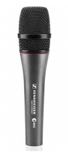 Sennheiser E865 Super-Cardioid Electret Condenser Live Vocal Microphone