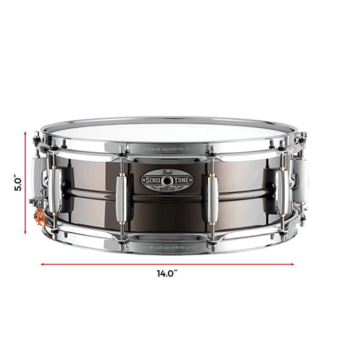 Pearl STE1450BR Sensitone Elite Brass 14 x 5-Inch Snare Drum