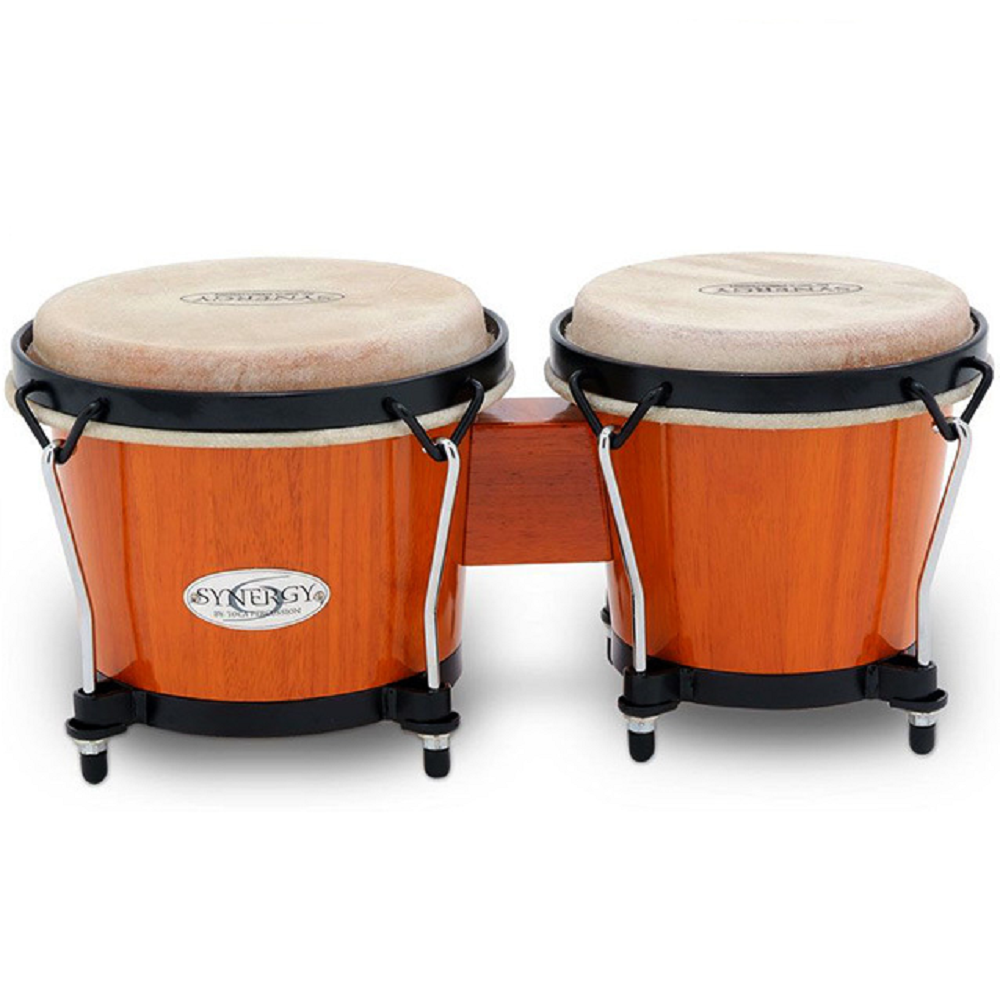 Synergy TOC2100AMB 6 and 6 3/4 Inch Amber Wood Bongo