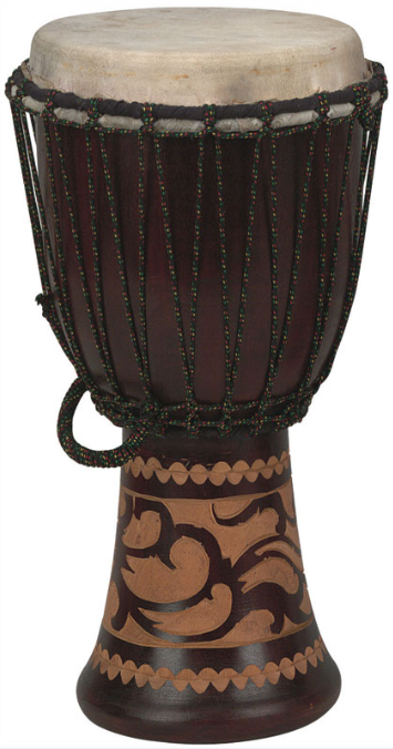 Toca 10 Inch Kalimantan Series Brown Djembe