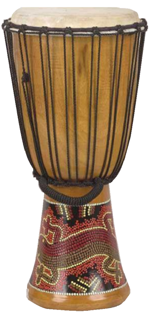Toca TOCSDNP10 10 Inch Natural Painted Series Djembe