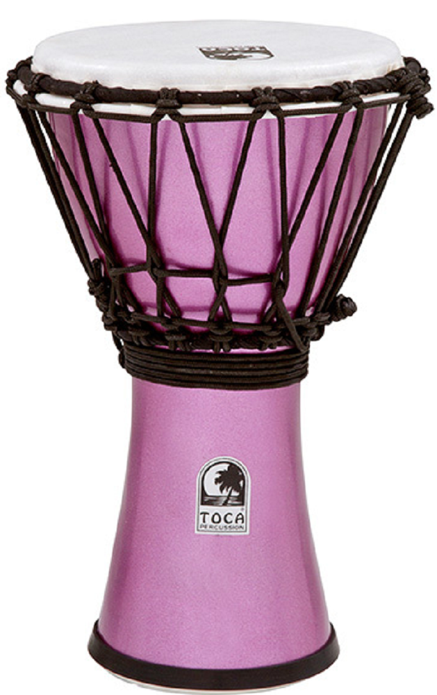 Toca TOCTFCDJ7MV 7-Inch Metallic Violet Djembe