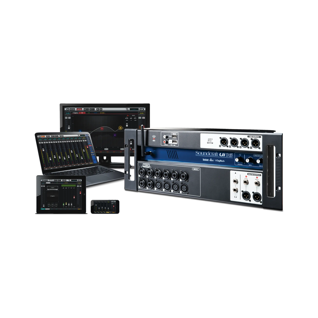 SOUNDCRAFT UI16 REMOTE-CONTROLLED DIGITAL MIXER