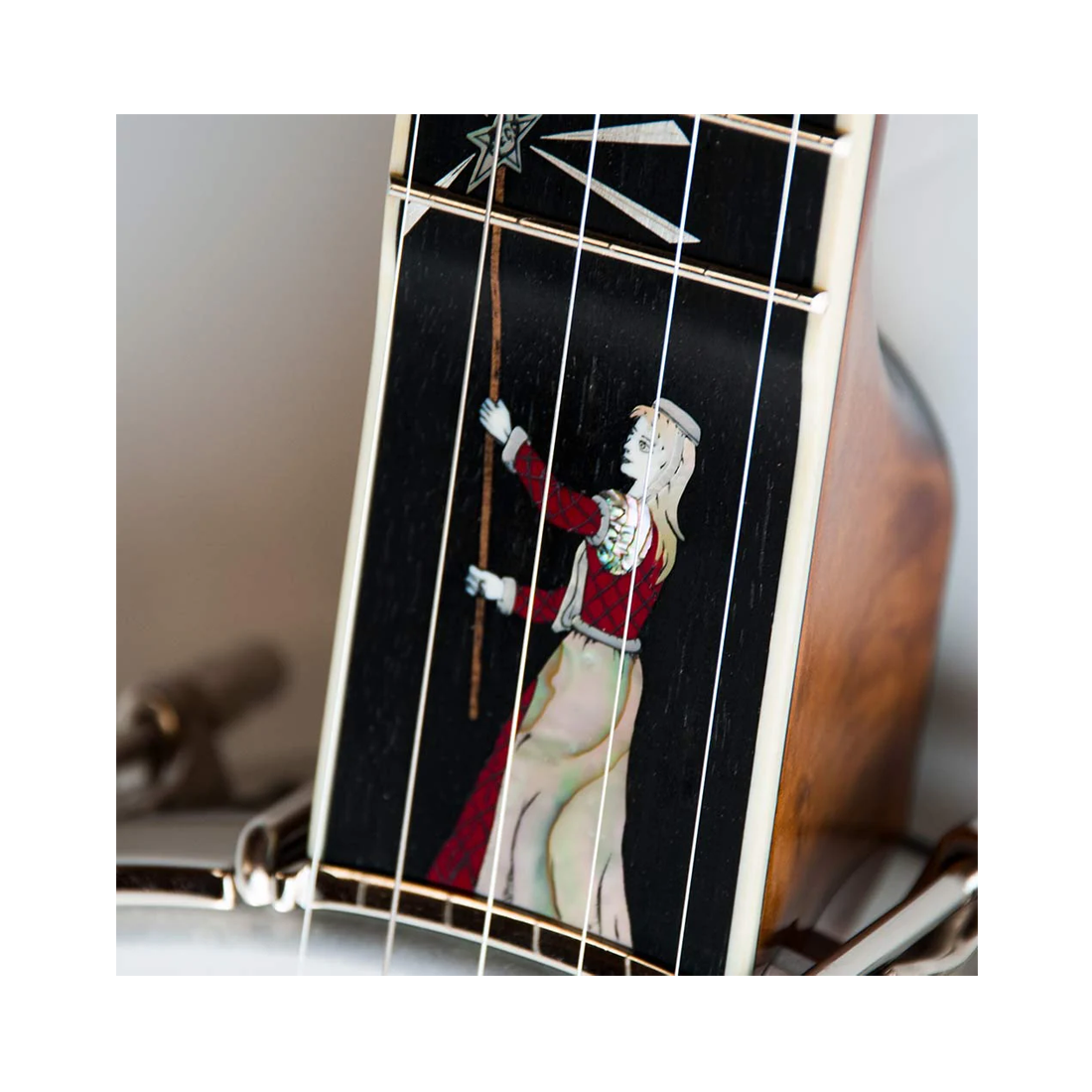 Deering Vega Dragon Star 5 String Open Back Banjo with Tubaphone TR in Case