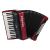 Hohner A1663 Bravo III 72 Bass Chromatic Accordion with Padded Gig Bag and Straps