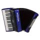 Hohner A1664 Bravo III 72 Bass Chromatic Accordion with Padded Gig Bag and Straps