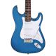 Aria STG-003 Series Electric Guitar in Metallic Blue Pickups 3 x Single Coil