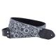 Right On Straps FUNKY Bubbles Black Guitar Strap