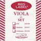 Red Label 4/4 Medium Viola String Set