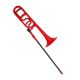Zo ZOFBONE Plastic Bb/F Trigger Trombone in Racing Red Matt Finish with Mouthpiece and Bag