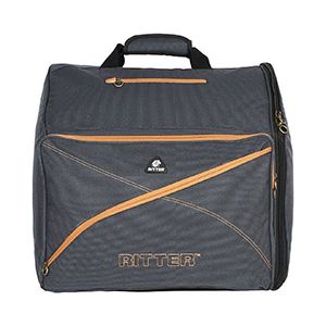 Bag Accordion Ritter 120 Bass Misty Grey-Leather brown