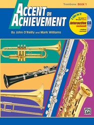 Accent On Achievement Book 1 Trombone Book and CD