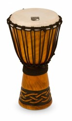 Toca TP-FHMB12 12-Inch Goat Skin Black Goat Skin Head for Mechanically Tuned Djembe 