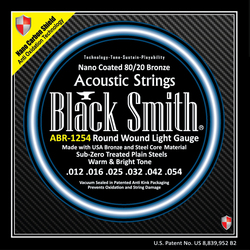 Black Smith ABR-1254 Light Coated Acoustic Guitar Strings