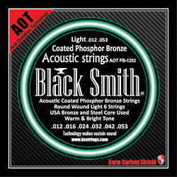 Black Smith APB-1253 Light Coated Acoustic Guitar Strings