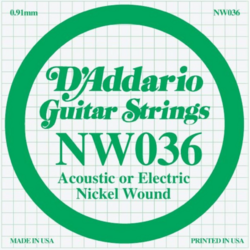Daddario NW036 Nickel Wound Single String