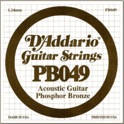 Daddario PB049 Phosphor Bronze Single String