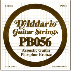 Daddario PB056 Phosphor Bronze Single String