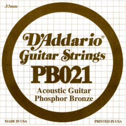 Daddario PB064 Phosphor Bronze Single String