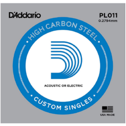 Daddario PL011 Plain Steel Single String