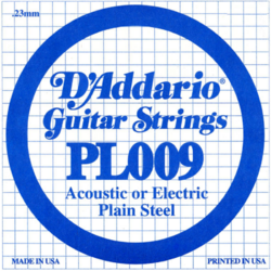Daddario PL018 Plain Steel Single String