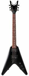 Dean Baby V Satin Black Electric Guitar