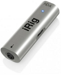 IK iRig HD-A High Quality Digital Guitar Interface for Android and PC with OTG and USB Connector Cables