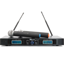 Power Dynamics PD732H Dual Wireless Handheld Microphone System