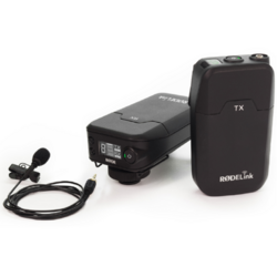 Rode RODELink Wireless Kit Consists of TX-BELT RX-CAM and Lavalier Microphone